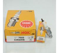 Bougie d'allumage NGK pour Moto Yamaha 250 Xvs Après 1995 CR6HS / 7023 / Par 10