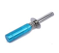 Bougie d'allumage nitro - Outils de démarrage pour moteur nitro - Fonctionne avec piles AA - Pour moteur Nitro 1/10 - Pour voiture, buggy, camion, avion, voiture télécommandée, bleu