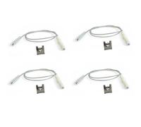 Bougie d'allumage plaque cuisson gaz universel 4 pièces - électrode allumage cuisinière compatible avec Ariston Indesit Nardi - Rechange cuisine gaz