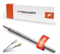 Bougie d'allumage pour poêle à granules - 320 W, 180 mm, diamètre 10 mm, avec cosses - GARANTIE 2 ans - Made in ITALIE