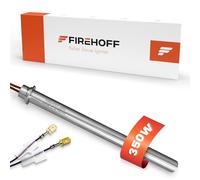 Bougie d'allumage pour poêle à granules - 350 W, 160 mm, diamètre 12,5 mm, fixation bar bague - Garantie 2 ans - Made in ITALIE