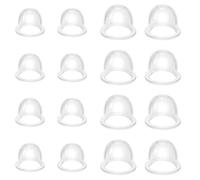 Bougie d'allumage Primer Pompe, 16 Pièces Pompe Carburateur Primer Poire, Carburateur de Pompe à Carburateur en Plastique Universel pour Tronçonneuses à Essence Carburant, Coupe-Bordures, Ventilateurs