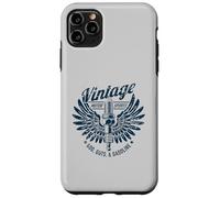 Bougie d'allumage Vintage Motorsports Dieu, Guts et Essence Coque pour iPhone 11 Pro Max