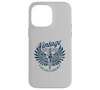 Bougie d'allumage Vintage Motorsports Dieu, Guts et Essence Coque pour iPhone 14 Pro Max