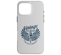 Bougie d'allumage Vintage Motorsports Dieu, Guts et Essence Coque pour iPhone 16 Pro Max