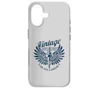 Bougie d'allumage Vintage Motorsports Dieu, Guts et Essence Coque pour iPhone 17