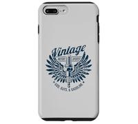Bougie d'allumage Vintage Motorsports Dieu, Guts et Essence Coque pour iPhone 7 Plus/8 Plus