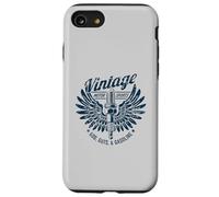 Bougie d'allumage Vintage Motorsports Dieu, Guts et Essence Coque pour iPhone SE (2020) / 7/8