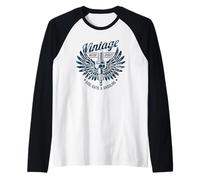 Bougie d'allumage Vintage Motorsports Dieu, Guts et Essence Manche Raglan