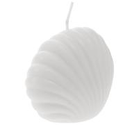 Bougie D'ambiance Coquillage Parfumée en Paraffine Décorative Blanche