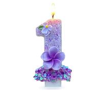 Bougie d'anniversaire avec chiffres en forme de, décoration de gâteau créative pour premier anniversaire de bébé et décoration de fête