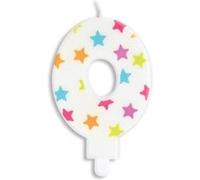 Bougie d'anniversaire chiffre 0 or G