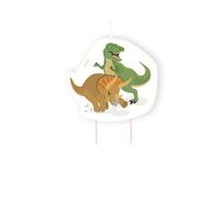 Bougie d'anniversaire Grands Dinosaures - Vert
