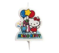 Dekora - Bougies d'Anniversaire Originales | Bougie d'Anniversaire en 2D de Hello Kitty pour Gâteaux d'Enfants - 7 cm