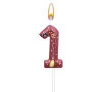 Bougie d'Anniversaire Magique Magicien, Bougie Anniversaire Numéro Décoration de Gâteau Fournitures de Fête Magicien Magique pour Garçons Filles Cadeaux Fête (1)