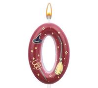 Bougie d'Anniversaire Magique Magicien, Bougie Anniversaire Numéro Décoration de Gâteau Fournitures de Fête Magicien Magique pour Garçons Filles Cadeaux Fête (0)