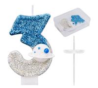 Bougie d'Anniversaire Thème l'Espace, Brillante Numéro Bougies d'Anniversaire d'Astronaute Décoration Gâteau Vaisseau Spatial Décorations Gâteaux et Cadeaux Fête pour l'Univers(Numéro 3)