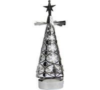 Bougie d'aromathérapie de Noël Arbre chaud Porte-bougie rotatif Walking Light