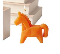 Bougie d'aromathérapie en forme de cheval - Décoration d'intérieur parfumée inspirée du Nouvel An chinois, bougie parfumée en cire de soja sur le thème du cheval porte-bonheur, créateur de relaxation