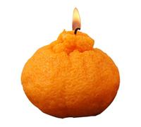 Bougie d'Aromathérapie Orange,Bougie Parfumée Orange - Bougie parfumée réaliste en forme d’orange | Bougie de décoration pour la maison, bougeoirs créatifs en soja pour bureau, commode