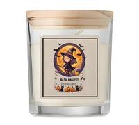 Bougie Data Analyst - Joyeux Halloween 2 - Candle - Idée Bougie Décorative Cadeau Anniversaire Fête Original Famille Travail Départ Collègue Retraite Noël.
