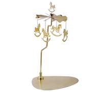 Bougie de carrousel rotative | Ensemble de bougeoirs rotatifs avec bougeoir rotatif | Tournant de bougies de Noël tournantes sur le chandelier, centres de table pour décorations de table de fête
