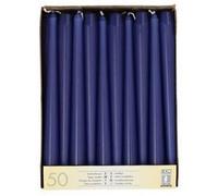 PAPSTAR 17966 LOT DE 50 BOUGIES BLANC 2,2 X 25 CM