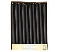 Bougie de chandelier, 22 mm, en pack de 50, rouge