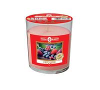 Bougie de cire végétale parfumée en verre Berries/Baies - Sans allergènes