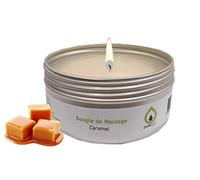 Bougie de massage CARAMEL, 100% végétale, sans parabène, longue durée