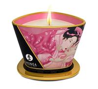 Bougie de massage lueur et caresses - aphrodisia / rose