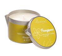 Bougie de massage pour traitement du corps - Lotion nourrissante infusée à l'huile de jojoba - 180 g (parfum frangipanier)