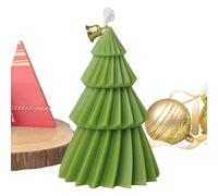 Bougie de Noël - Arbre de Noël en verre | Bougeoir en verre moucheté | Moules en silicone de Noël pour faire des bougies | Aromathérapie Ivoire Aromathérapie parfumée Bougie de Noël