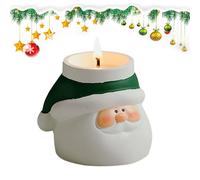 Bougie de Noël | Décoration à brûler de la de soja en forme de Père Noël d'hiver | Pour décorations d'hiver, réveil, fête à la maison, fête, relaxation