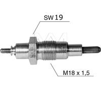 Bougie de préchauffage 11V M18x1,5 Bosch-Nr. 0250200055 ers. 0250200014