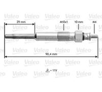 Bougie de préchauffage 345101 VALEO pour NISSAN DACIA SUZUKI RENAULT MITSUBISHI