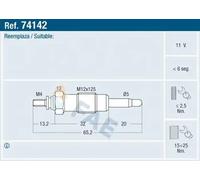 FAE 74142 Bougie De Prchauffage