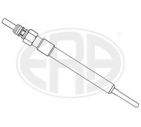 Bougie de préchauffage 887018 ERA pour VW SEAT PORSCHE AUDI SKODA