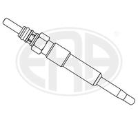 Bougie de préchauffage ERA 887086
