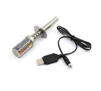 Bougie De Préchauffage Rechargeable Nitro Rc 1.2 V 1800mah, Allumeur De Démarreur, Chargeur Usb Cc Pour Moteur À Gaz Nitro 1/10 1/8 Voiture Rc