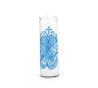 Bougie de prière blanche de 7 jours pour l'hexagone, le retrait du jinx, la guérison spirituelle, lancement de sorcellerie, manifestation de vœux, protection de l'énergie positive, bénédiction