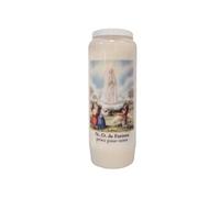 Bougie de prières Notre Dame de Fatima - Neuvaine