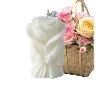 Bougie de Saint-Valentin - de soja avec parfum - Bougie de Saint-Valentin en forme de rose et sûre - Pour la décoration de la maison, les vacances, la petite amie, l'épouse, les femmes