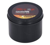 Bougie de Survie 3 Mèches, 36 Heures de Combustion Bougie d'Urgence en Cire d'Abeille pour Camping Randonnée Pique-Nique et Maison