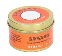 Bougie de Survie en Plein Air de 26 à 30 Heures, Bougie de Survie en Cire d'abeille à Combustion Lente.