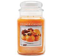 Bougie de village Orange Cinnamon grand verre d'apothicaire en verre bougie parfume 21,25 oz 21 once