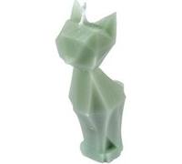 Bougie Déco Chat "Arty" 13cm Vert Céladon Vert G