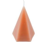 Homéa, Bougie Forme Pyramide 7,4 x 7,4 x H12 cm Arty Coloris Blush