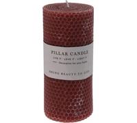 Bougie décorative en forme de nid d'abeille 14cm - 4 couleurs, adaptée au style boho et scandinave