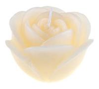 bougie décorative fleur rose 12x7cm ivoire - générique 000881500000025 Gris G